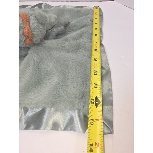 Cloud Island Winged Dragon Lovey Sage Green Satin Trim Security Lovey Ultra Soft - Picture 8 of 9